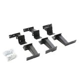 Go Rhino 21-24 Ford Bronco 4dr (Excl. Sport) Brackets for Dominator Xtreme Frame Slider - Tex. Blk thumbnail 1