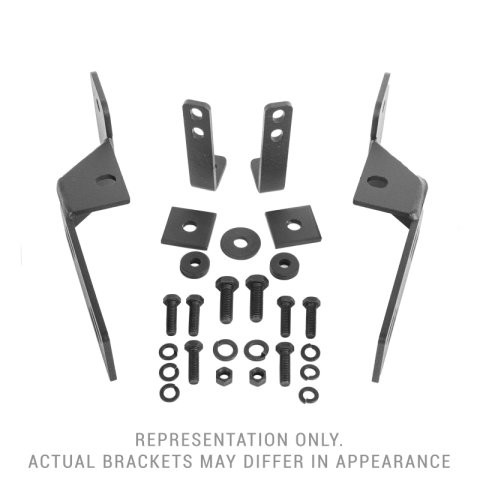Go Rhino 11-18 Ram 1500 (Excl. Rebel/Warlock/TRX) RC4 & RC3 LR Brackets - Tex. Blk thumbnail 2