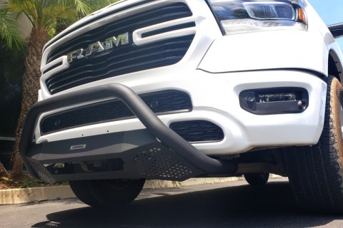 Go Rhino 11-18 Ram 1500 (Excl. Rebel/Warlock/TRX) RC4 & RC3 LR Brackets - Tex. Blk thumbnail 3