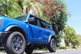 Go Rhino 21-24 Ford Bronco 4WD 4dr (Excl. Bronco Sport) Frame Mount Sliders - Tex. Blk thumbnail 4