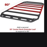 Go Rhino SRM300 Flat Platform Roof Rack 40in. L x 40in. W (Incl. Clamps) thumbnail 7
