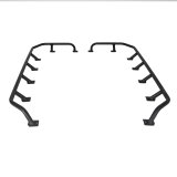 Go Rhino SRM300 Tri-Rail Kit (For 60x40in. Rack) - Tex. Blk (Rails ONLY - Req. Platform) thumbnail 3