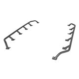 Go Rhino SRM300 Dual Rail Kit (For 60x40in. Rack) - Tex. Blk (Rails ONLY - Req. Platform) thumbnail 1