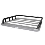 Go Rhino SRM500 Tri-Rail Kit (For 55in. Long Rack) - Tex. Blk (Rails ONLY - Req. Platform) thumbnail 3