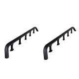 Go Rhino SRM500 Dual Rail Kit (For 65in. Long Rack) - Tex. Blk (Rails ONLY - Req. Platform) thumbnail 1