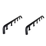 Go Rhino SRM500 Dual Rail Kit (For 65in. Long Rack) - Tex. Blk (Rails ONLY - Req. Platform) thumbnail 2