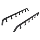 Go Rhino SRM500 Dual Rail Kit (For 75in. Long Rack) - Tex. Blk (Rails ONLY - Req. Platform) thumbnail 1
