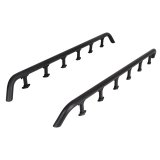 Go Rhino SRM500 Dual Rail Kit (For 75in. Long Rack) - Tex. Blk (Rails ONLY - Req. Platform) thumbnail 2