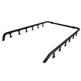 Go Rhino SRM500 Tri-Rail Kit (For 75in. Long Rack) - Tex. Blk (Rails ONLY - Req. Platform) thumbnail 1