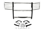 Go Rhino 15-17 Ford F-150 (Excl. ACC Models) 3000 Series StepGuard Center Grille + Brsh Grd - Chrome thumbnail 1