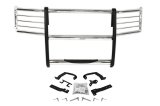 Go Rhino 15-17 Ford F-150 (Excl. ACC Models) 3000 Series StepGuard Center Grille + Brsh Grd - Chrome thumbnail 2