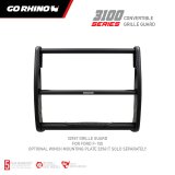 Go Rhino 18-20 Ford F-150 (Excl. APA/ACC Models) 3100 Series StepGuard Center Grille ONLY - Tex. Blk thumbnail 6