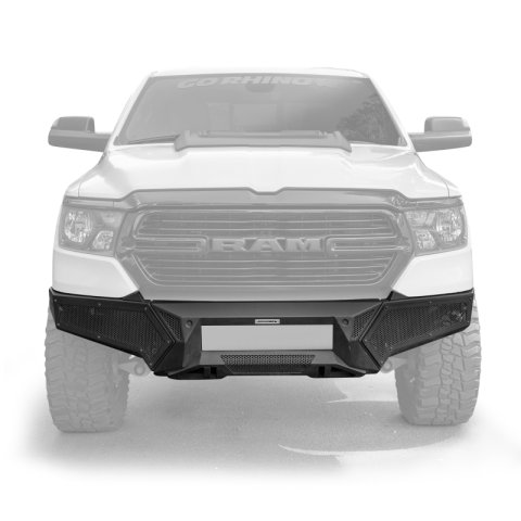 Go Rhino 19-24 Ram 1500 (Excl. Rebel/Warlock/TRX) Element FR Bumper w/Fixed Lgt Bar Mount - Tex. Blk thumbnail 2