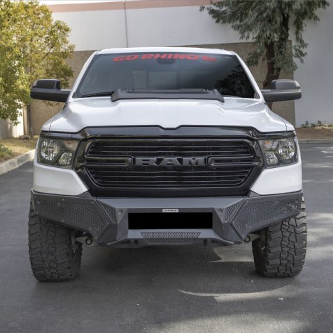 Go Rhino 19-24 Ram 1500 (Excl. Rebel/Warlock/TRX) Element FR Bumper w/Fixed Lgt Bar Mount - Tex. Blk thumbnail 3