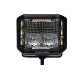 Go Rhino Xplor Blackout Combo Series Cube Sideline LED Flood Lights w/Amber 4x3 - Blk (Pair) thumbnail 4