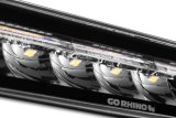 Go Rhino Xplor Blackout Combo Series Sixline LED Spot Lights w/Amber (Surface Mount) - Blk (Pair) thumbnail 7
