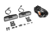Go Rhino Xplor Blackout Combo Series Sixline LED Spot Lights w/Amber (Surface Mount) - Blk (Pair) thumbnail 8
