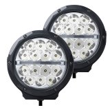 Go Rhino Xplor Bright Series Round LED Driving Light Kit w/DRL (Surface Mount) 6in - Blk (2 pc) thumbnail 2