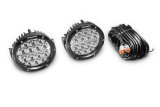Go Rhino Xplor Bright Series Round LED Driving Light Kit w/DRL (Surface Mount) 6in - Blk (2 pc) thumbnail 7