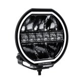 Go Rhino Xplor Blackout Series Maxline LED Hi/Low Beam w/Multi DRL (Surface Mount) 9in. - Blk thumbnail 4