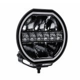 Go Rhino Xplor Blackout Series Maxline LED Hi/Low Beam w/Multi DRL (Surface Mount) 9in. - Blk thumbnail 5