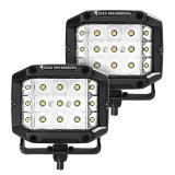 Go Rhino Xplor Bright Series Sideline Cube LED Spot Light Kit (Surface Mount) 4x3 - Blk (Pair) thumbnail 2