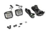 Go Rhino Xplor Bright Series Sideline Cube LED Spot Light Kit (Surface Mount) 4x3 - Blk (Pair) thumbnail 7