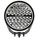 Go Rhino Xplor Blackout Series Round Single LED Spot Light Kit w/DRL (Surface Mount) 9in. - Blk thumbnail 1