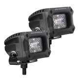 Go Rhino Xplor Bright Series Rectangle LED Flood Light Kit (Surface/Thread Std Mnt) 3x2 - Blk (Pair) thumbnail 3