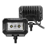 Go Rhino Xplor Bright Series Rectangle LED Flood Light Kit (Surface/Thread Std Mnt) 3x2 - Blk (Pair) thumbnail 4