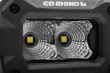 Go Rhino Xplor Bright Series Rectangle LED Flood Light Kit (Surface/Thread Std Mnt) 3x2 - Blk (Pair) thumbnail 7