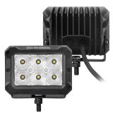 Go Rhino Xplor Bright Series Rectangle LED Flood Light Kit (Surface/Thread Std Mnt) 4x3 - Blk (Pair) thumbnail 3