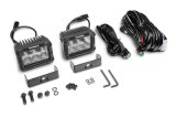 Go Rhino Xplor Bright Series Rectangle LED Flood Light Kit (Surface/Thread Std Mnt) 4x3 - Blk (Pair) thumbnail 8