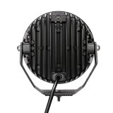 Go Rhino Xplor Blackout Series Round LED Spot Light Beam w/DRL (Surface/Thread Stud Mnt) 7in. - Blk thumbnail 5