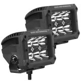Go Rhino Xplor Bright Series Rectangle LED Spot Light Kit (Surface/Thread Stud Mnt) 4x3 - Blk (Pair) thumbnail 5