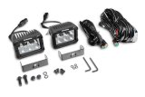 Go Rhino Xplor Bright Series Rectangle LED Spot Light Kit (Surface/Thread Stud Mnt) 4x3 - Blk (Pair) thumbnail 9