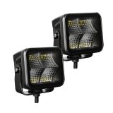Go Rhino Xplor Blackout Series Cube LED Flood Light Kit (Surface/Threaded Stud Mnt) 2x2 - Blk (Pair) thumbnail 5