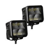 Go Rhino Xplor Blackout Series Cube LED Flood Light Kit (Surface/Threaded Stud Mnt) 2x2 - Blk (Pair) thumbnail 7