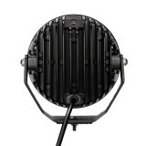 Go Rhino Xplor Blackout Series Round LED Driving Light w/DRL (Surface/Threaded Stud Mnt) 7in. - Blk thumbnail 9