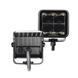 Go Rhino Xplor Blackout Series Cube LED Spot Light Kit (Surface/Threaded Stud Mnt) 2x2 - Blk (Pair) thumbnail 7
