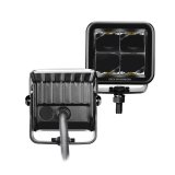 Go Rhino Xplor Blackout Series Cube LED Spot Light Kit (Surface/Threaded Stud Mnt) 2x2 - Blk (Pair) thumbnail 9