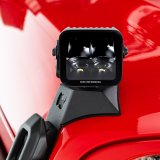 Go Rhino Xplor Blackout Series Cube LED Spot Light Kit (Surface/Threaded Stud Mnt) 3x3 - Blk (Pair) thumbnail 9