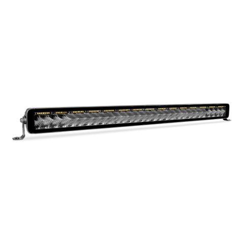 Go Rhino Xplor Blackout Combo Series Dbl Row LED Light Bar w/Amber (Side/Track Mount) 32in. - Blk thumbnail 1