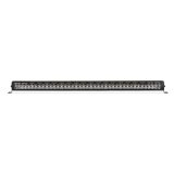 Go Rhino Xplor Blackout Combo Series Dbl Row LED Light Bar w/Amber (Side/Track Mount) 40in. - Blk thumbnail 1