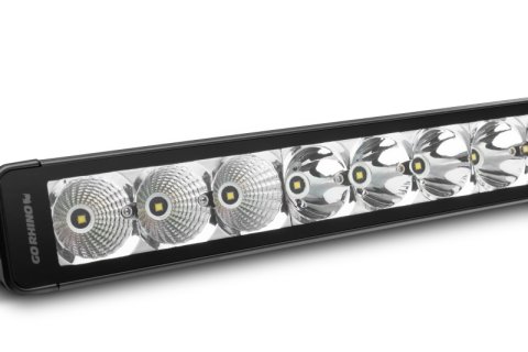 Go Rhino Xplor Bright Series Single Row LED Light Bar (Side/Track Mount) 20.5in. - Blk thumbnail 3
