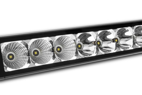 Go Rhino Xplor Bright Series Single Row LED Light Bar (Side/Track Mount) 51in. - Blk