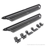 Go Rhino 22-24 Toyota Tundra Double-Cab Dominator Xtreme D1 SideSteps (incl. Brackets) - Black thumbnail 1
