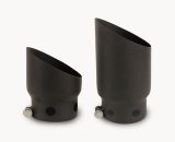 Go Rhino 08-16 Ford F-250/F-350 Super Duty Exhaust Tip - Black - 2 Tips Set - ID 4in x OD 5in thumbnail 1