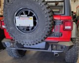 Go Rhino 2018+ Jeep Wrangler JL/JLU Trailline Full Width Rear Bumper thumbnail 2