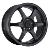 Konig Backbone 17x7.5 5x100 ET45 Matte Black Milling Logo on Spoke thumbnail 1